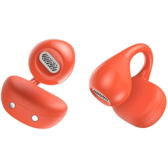Auriculares Bluetooth SPC Boost Clip con estuche de carga/ Autonomía 6h/ Rojos