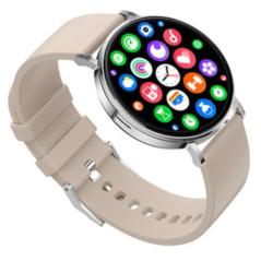 Smartwatch SPC Smartee Duo Velvet 9656B/ Notificaciones/ Frecuencia Cardíaca/ Blanco
