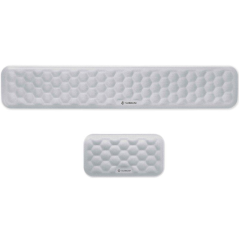 Pack de 2 Reposamuñecas Subblim Ergo AirPadding/ Plateadas