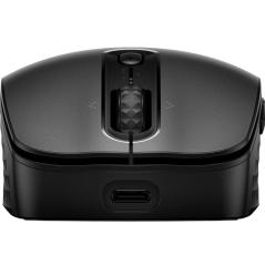 Ratón Inalámbrico HP 695/ Batería Recargable/ Hasta 4000 DPI/ Negro