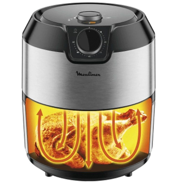 Freidora por Aire Airfryer / Sin Aceite Moulinex Easy Fry Clásica EZ201D10/ 1400W/ Capacidad 4.2L