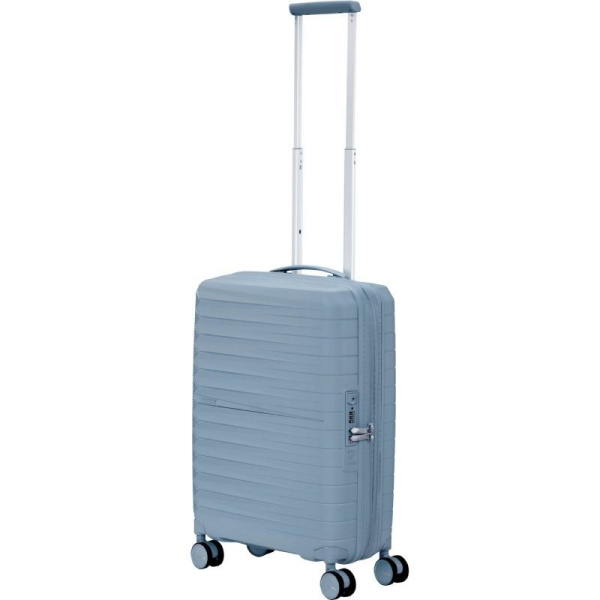 Maleta de Cabina American Tourister FastForward Spinner Expansible 55cm/ 55x40x23cm/ 4 Ruedas/ Azul