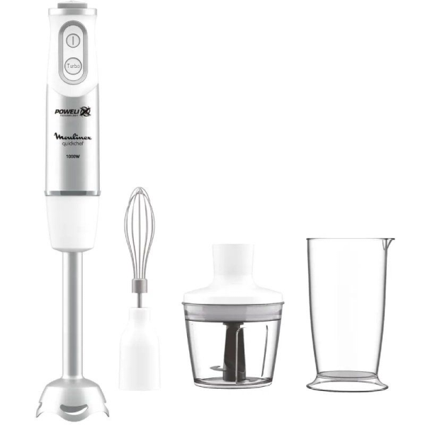 Batidora de mano Moulinex Quickchef DD6A5110/ 1000W/ 10 Velocidades