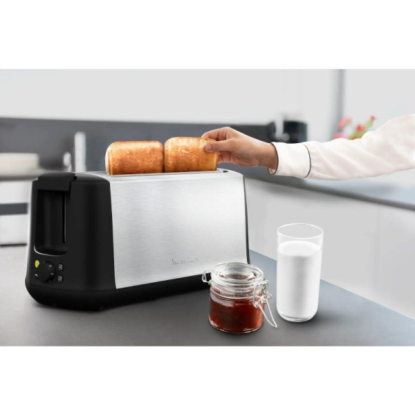 Tostador Moulinex Subito Select LS342D10/ 1700W/ Plateado y Negro