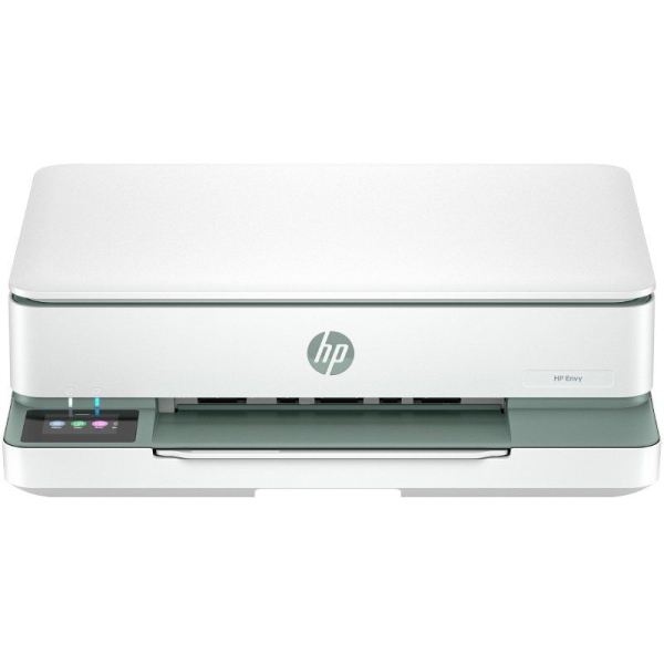 Multifunción HP Envy 6120e WiFi/ Fax Móvil/ Dúplex/ Blanca y Verde