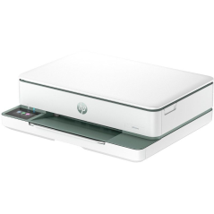 Multifunción HP Envy 6120e WiFi/ Fax Móvil/ Dúplex/ Blanca y Verde