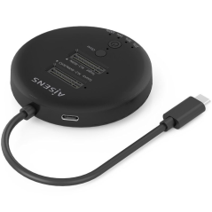 Dock USB 3.2 Gen2 Tipo-C para SSD M.2 NVMe Aisens ASDS-2M2N05-BK/ Gris