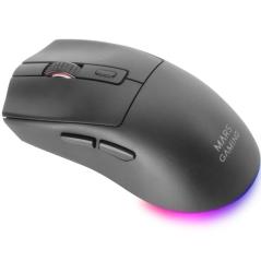 Ratón Gaming Inalámbrico Mars Gaming MM-T3/ Batería recargable/ Hasta 14400 DPI