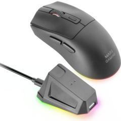 Ratón Gaming Inalámbrico Mars Gaming MM-T3/ Batería recargable/ Hasta 14400 DPI