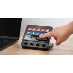 Stream Deck Mars Gaming MSD-PRO/ 10 Teclas LCD + 4 Diales Personalizables/ Negro