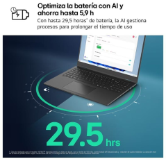 Portátil LG Gram 14Z90S-V.AP75B Intel Core Ultra 7-155H/ 16GB/ 512GB SSD/ 14'/ Win11 Pro