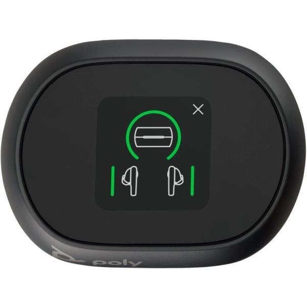 Auriculares Bluetooth Poly Voyager Free 60+ UC M con estuche de carga + Adaptador BT700/ Autonomía 10h/ Negros