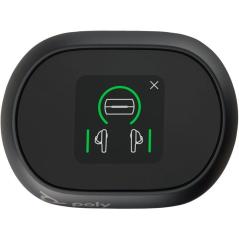 Auriculares Bluetooth Poly Voyager Free 60+ UC M con estuche de carga + Adaptador BT700/ Autonomía 10h/ Negros