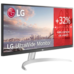 Monitor Profesional Ultrapanorámico LG UltraWide 29WQ600-W 29'/ WFHD/ Multimedia/ Blanco