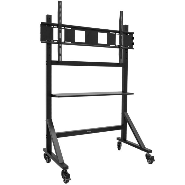 Soporte de Suelo Ajustable con Ruedas TooQ FS20105M-B para TV de 60-105'/ hasta 120kg