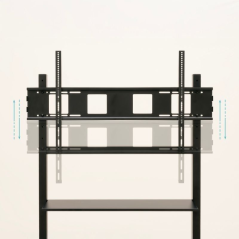Soporte de Suelo Ajustable con Ruedas TooQ FS20105M-B para TV de 60-105'/ hasta 120kg