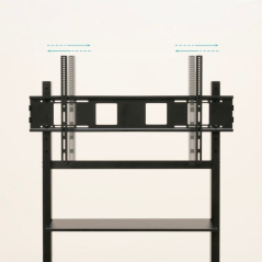 Soporte de Suelo Ajustable con Ruedas TooQ FS20105M-B para TV de 60-105'/ hasta 120kg