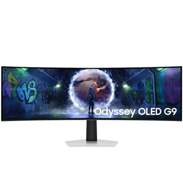 Smart Monitor Ultraparonamico Curvo Gaming Samsung Odyssey OLED G9 S49DG934SU 49'/ Dual QHD/ Multimedia/ 0.03ms/ 240Hz/ OLED/ Re
