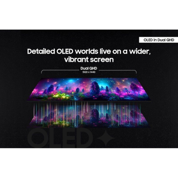 Smart Monitor Ultraparonamico Curvo Gaming Samsung Odyssey OLED G9 S49DG934SU 49'/ Dual QHD/ Multimedia/ 0.03ms/ 240Hz/ OLED/ Re
