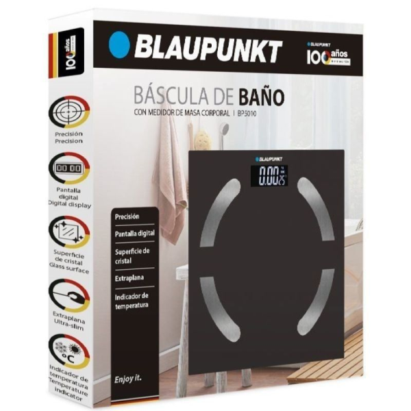Báscula de Baño Blaupunkt BP5010/ Negro