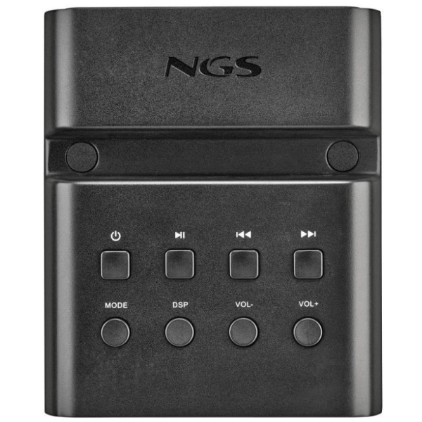 Torre de Sonido con Bluetooth NGS SKY CHARM PRO/ 50W/ 2.0/ Negra