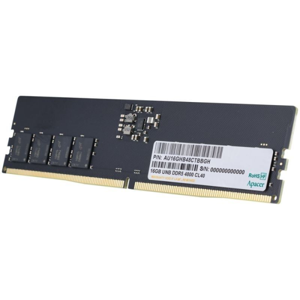 Memoria RAM Apacer FL.32G2C.PKH 32GB/ DDR5/ 5600MHz/ 1.1V/ CL40/ DIMM