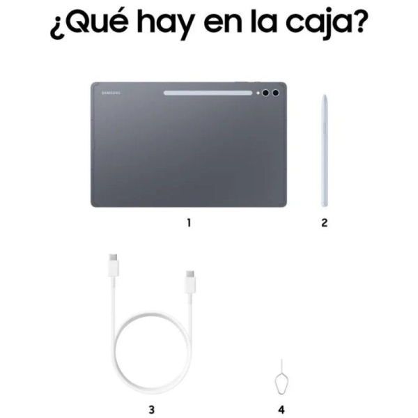 Tablet Samsung Galaxy Tab S10 Ultra 14.6'/ 12GB/ 1TB/ Octacore/ Gris