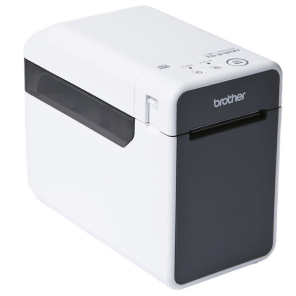 Impresora de Etiquetas y Tickets Brother TD-2125NWB/ Térmica Directa/ Ancho etiqueta 63mm/ USB-RS232C-Bluetooth/ Blanca y Negra