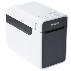 Impresora de Etiquetas y Tickets Brother TD-2125NWB/ Térmica Directa/ Ancho etiqueta 63mm/ USB-RS232C-Bluetooth/ Blanca y Negra