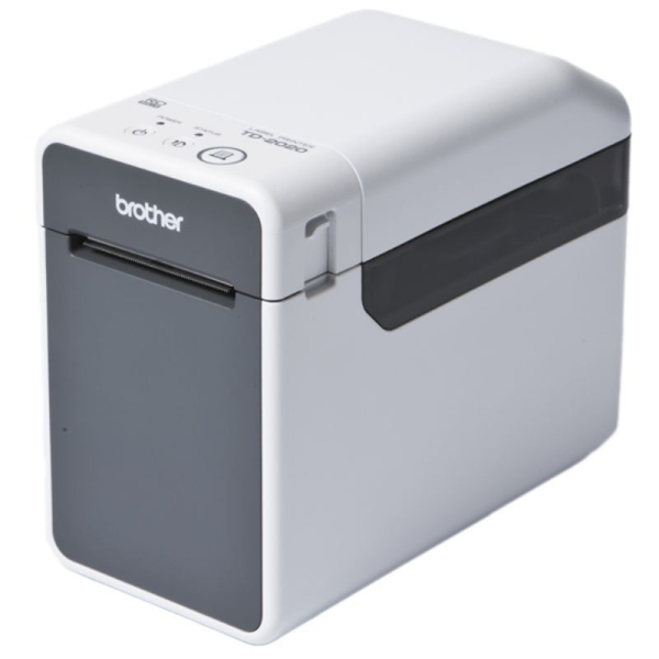 Impresora de Etiquetas y Tickets Brother TD-2125NWB/ Térmica Directa/ Ancho etiqueta 63mm/ USB-RS232C-Bluetooth/ Blanca y Negra