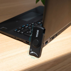 Lector de DNI, Tarjetas Inteligentes, SD y MicroSD TooQ TQR-3012B/ USB 2.0/ Negro
