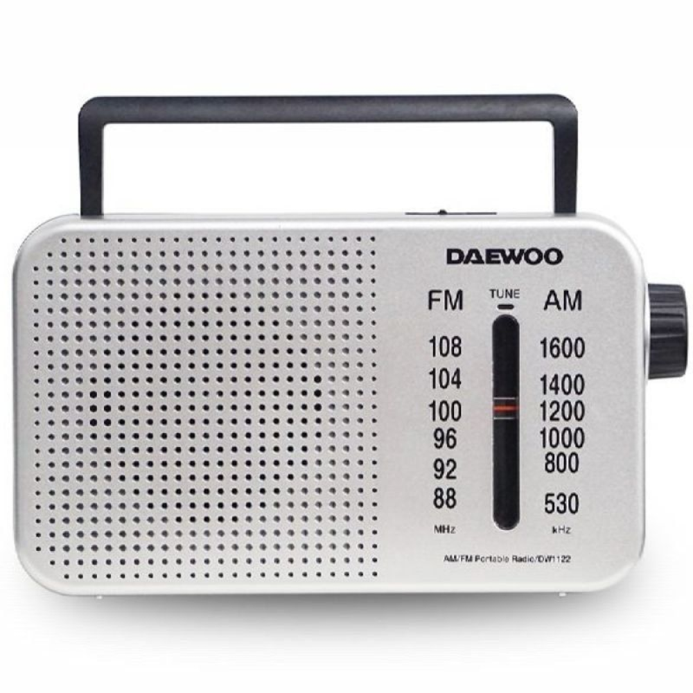 Radio Portátil Daewoo DW1122/ Plata Radio Portátil Daewoo DW1122/ Plata