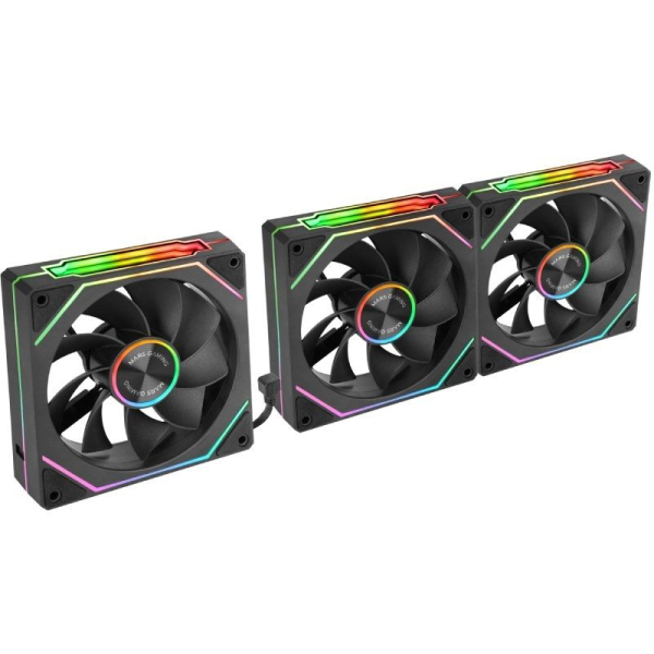 Pack 3 Ventiladores Invertidos Mars Gaming MF-LINKFINITYKIT2R/ 12cm/ ARGB