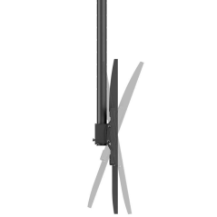 Soporte de Techo Inclinable/ Giratorio/ Nivelable/ Extensible Aisens CT100TSLE-393 para TV de 50-100'/ hasta 80kg