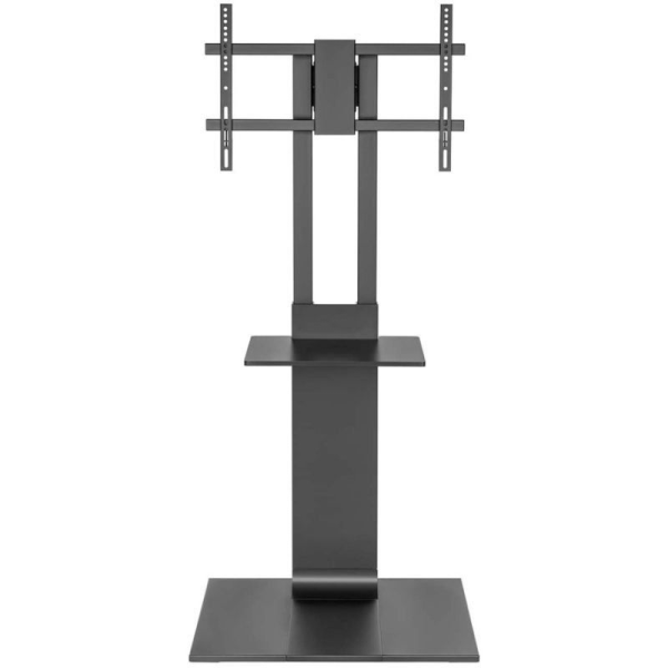 Soporte de Suelo Inclinable/ Giratorio con Bandeja DVD Aisens FT86TSE-399 para TV de 37-86'/ hasta 50kg