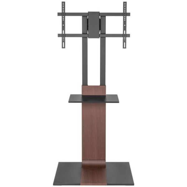Soporte de Suelo Inclinable/ Giratorio con Bandeja DVD Aisens FT86TSE-401 para TV de 37-86'/ hasta 50kg