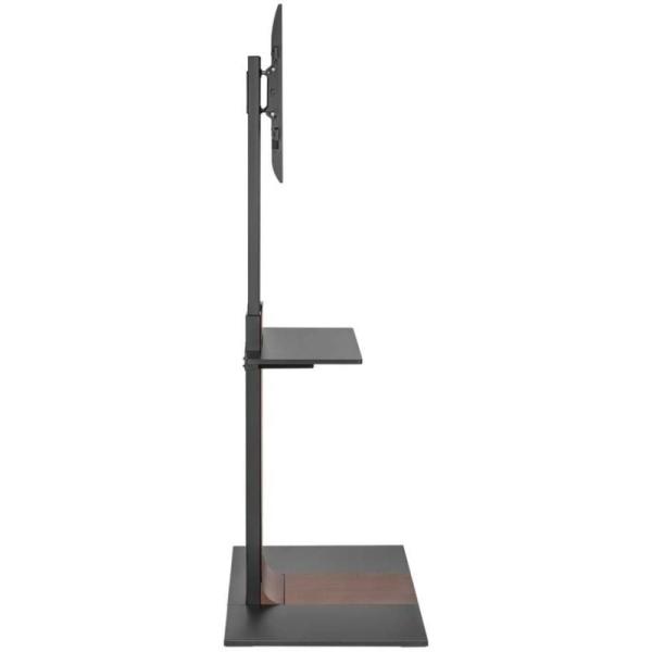 Soporte de Suelo Inclinable/ Giratorio con Bandeja DVD Aisens FT86TSE-401 para TV de 37-86'/ hasta 50kg