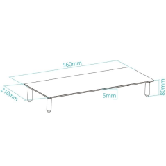 Soporte para Monitor TooQ TQMR061/ hasta 20kg