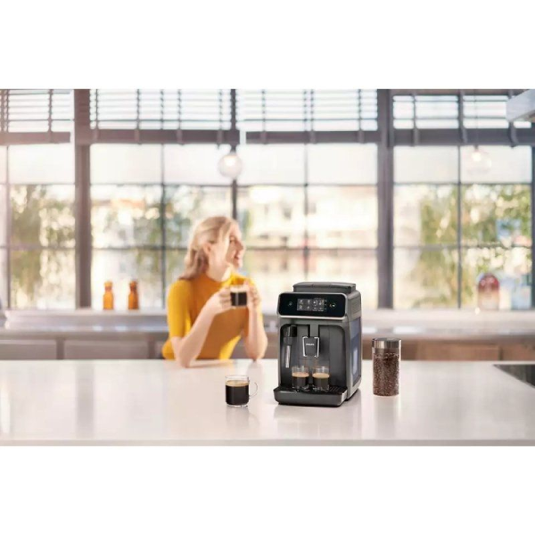 Cafetera Expreso Philips Series 2200 EP2224/90/ 1500W/ 15 Bares