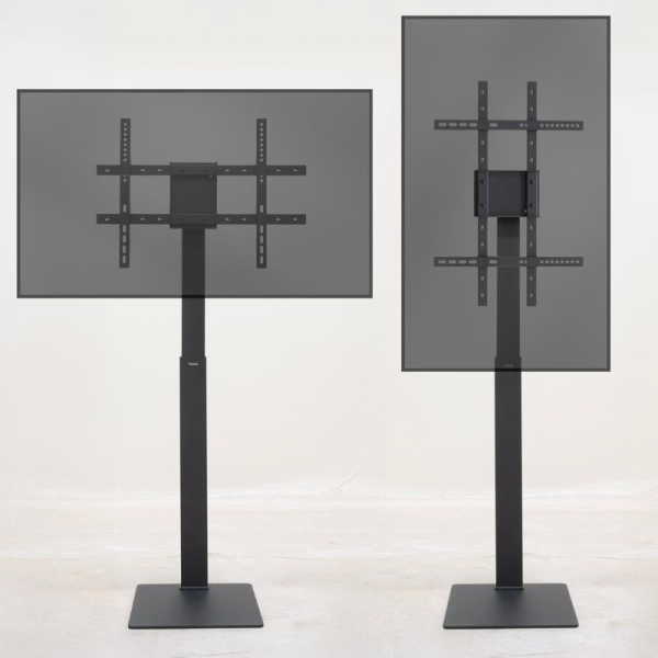 Soporte de Suelo Giratorio/Rotable TooQ FS2286M-B para TV 37-70'/ hasta 40kg