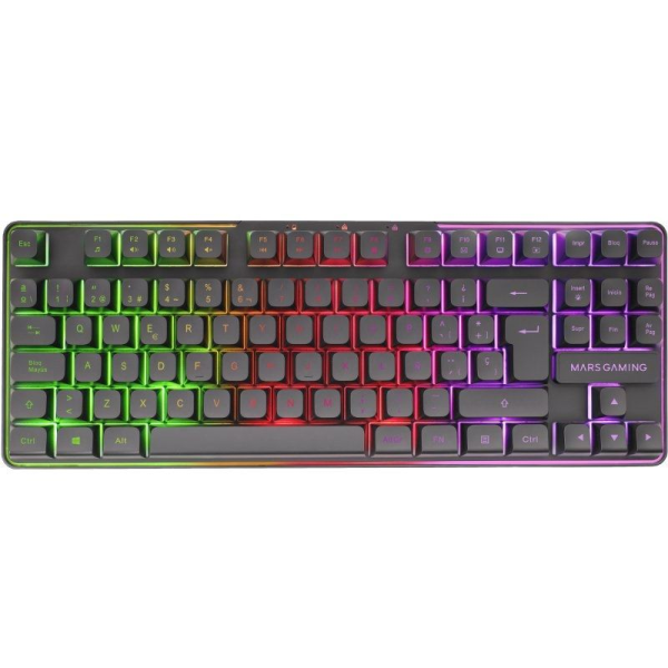 Pack Gaming Mars Gaming MCPWTKL/ Teclado Inalámbrico + Ratón Inalámbrico + Alfombrilla