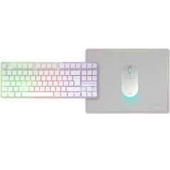 Pack Gaming Mars Gaming MCPWTKL/ Teclado Inalámbrico + Ratón Inalámbrico + Alfombrilla