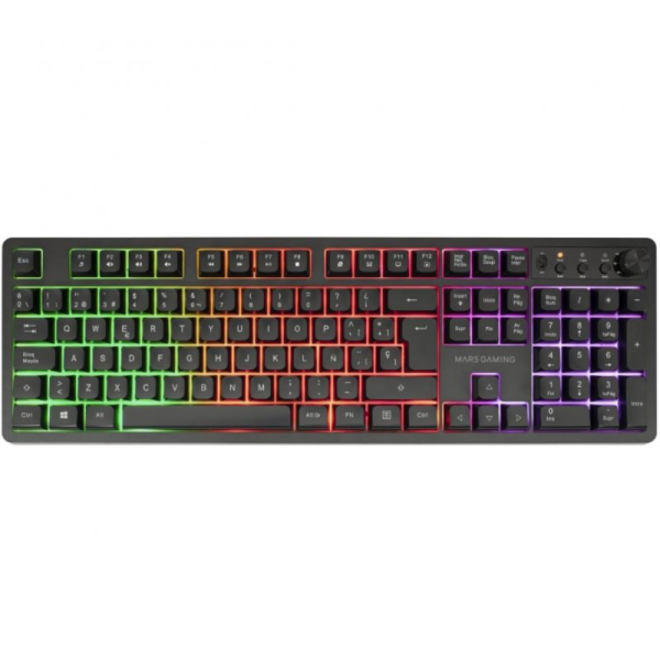 Pack Gaming Mars Gaming MCPWX/ Teclado Inalámbrico + Ratón Inalámbrico + Alfombrilla