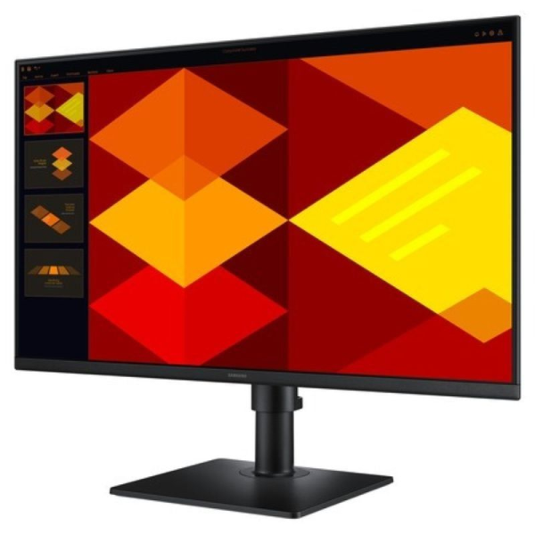 Monitor Samsung Essential Monitor S4 S27D402GAU 27'/ Full HD/ Regulable en altura/ Negro