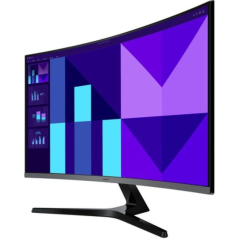 Monitor Profesional Curvo Samsung Essential S3 S39GD S32D396GAU 32'/ Full HD/ Multimedia/ Negro y Plata