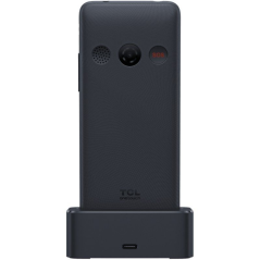 Teléfono Móvil TCL One Touch 4042S Para Personas Mayores/ 4G/ Gris Oscuro