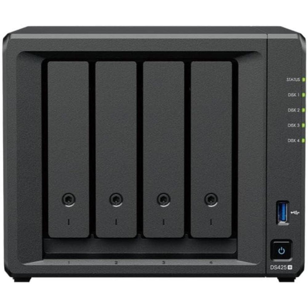 NAS Synology Diskstation DS425+/ 4 Bahías 3.5'- 2.5'/ 6GB DDR4/ Formato Torre