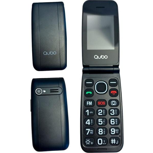 Teléfono Móvil Qubo NEONW-BK 4G para Personas Mayores/ Negro