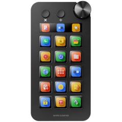 Control Deck Mars Gaming MSD-NEO/ 15 Teclas LCD/ 1 Rueda/ 2 Botones/ Negro