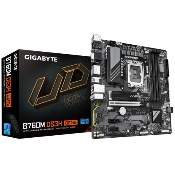 Placa Base Gigabyte B760M DS3H GEN5 Socket 1700/ Micro ATX